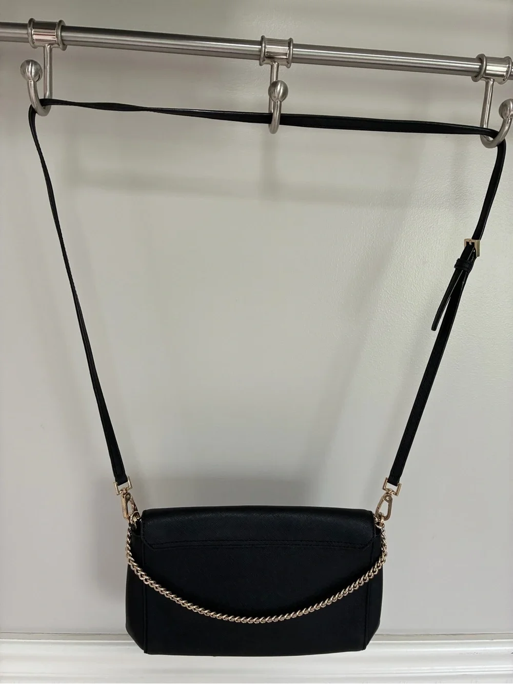 kate spade Black Crossbody Bag with Gold Hardware
